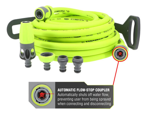 Kit De Manguera De Jardín 1/2 Pulgada X 15 Metros Con Acceso