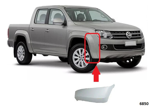 Fender Paragolpe Del. Der. Volkswagen Amarok 2010-2016