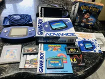 Comprar Gameboy Advance Con Caja, Manuales, Accesorios Y 5 Juegos