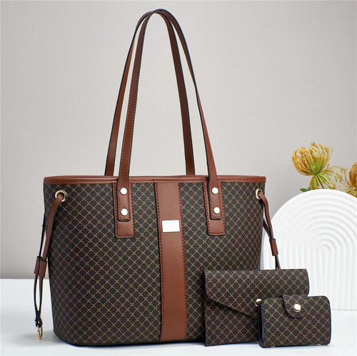 Bolsas Mujer Estampadas Retro Moda 3 Pzas/set