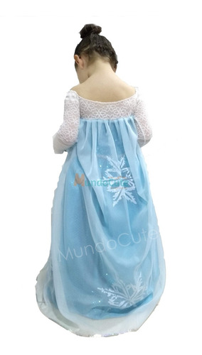 Imagen 2 de 2 de Disfraz Elsa Frozen Disfraces Niñas No Incluye Accesorios