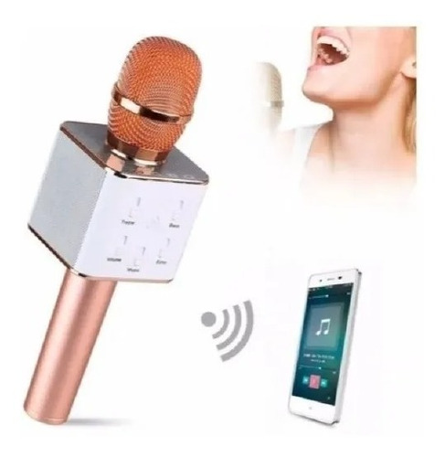 Microfono Bluetooth Y Usb Q-7 Con Distorcionador De Voz