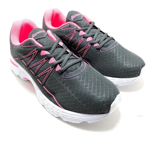 Imagen 2 de 4 de Zapatilla Deportiva Cómoda Liviana Mujer Cordones Air 1505