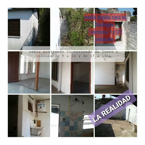 Imagen 2 de 12 de Alquiler Casa 1 Ambiente Y Medio, Dueño Alquila 1 Persona Con Trabajo En Blanco Y Con Garantía, Zona Norte Boulogne Partido De San Isidro