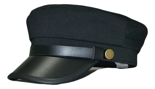 Sombrero Clásico Unisex Chófer Negro, Sombrero Conductor, Y