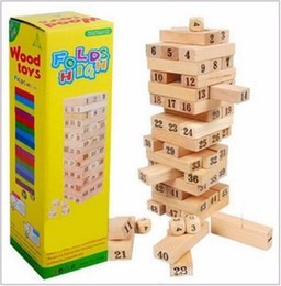 Imagen 3 de 3 de Torre Tipo Jenga Grande Madera Bloques 48pz Dados Juego Mesa
