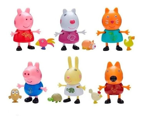 Peppa Pig Figura + Mascota 06918 Original Educando