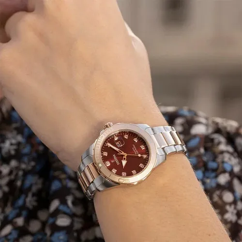 Reloj Festina Mujer Acero Boyfriend Rose Piedras F20505.2