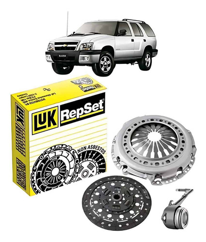 Kit De Embreagem S10 Blazer 4.3 V6 96 Ate 2001 Com Atuador