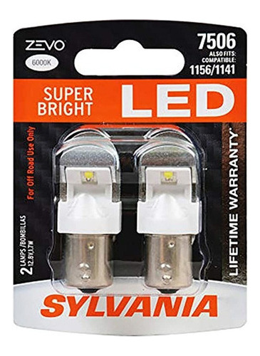 Focos De Luz Led Blanca X 2 Unidades Sylvania Zevo 921 T10 W