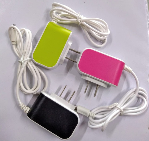 5 Cargador Celular Turbo Carga Rapida Microusb 3usb 5v 5.1a 