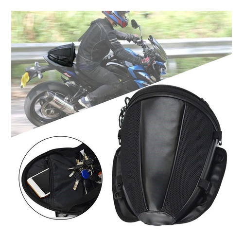 Bolso Trasero Colin Parrilla Mochila Moto Impermeable