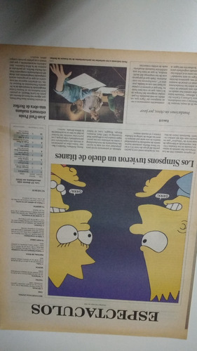 Diario Perfil 1998 Los Simpsons Tuvieron Un Duelo De Titanes