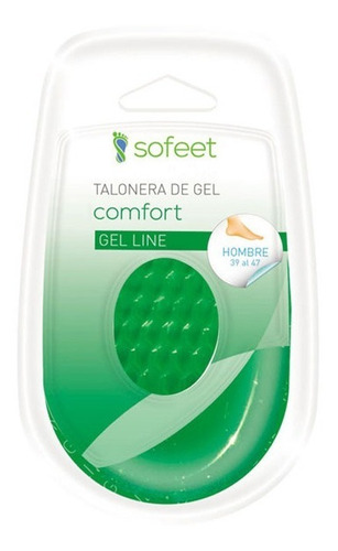 Talonera Gel Comfort Line Reducen Dolor Fatiga Plantar 