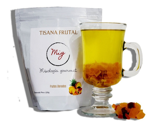250g Tisana Frutos Dorados - (durazno Piña Y Mango) Natural