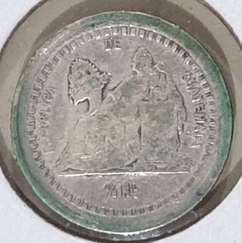 Monedas Mundiales : Guatemala 1/2 Real 1879