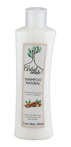 Imagen 1 de 10 de Shampoo Arbol Verde Hidrata Humecta Y Nutre Tu Cabello 500ml