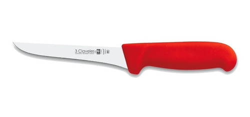 Cuchillo 3 Claveles 8140 Deshuesar Recto 13cm Proflex Rojo