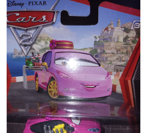 Cars 2 Disney Pixar Mary Esgocar #49 Die-cast Mattel 2012