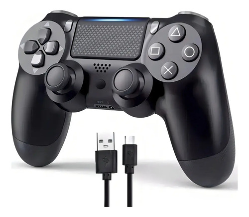BWDMH Control Genérico Inalámbrico Compatible Con Play Station 4 Color Negro