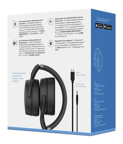 Imagen 6 de 8 de Auriculares Sennheiser Hd 450bt Wireless