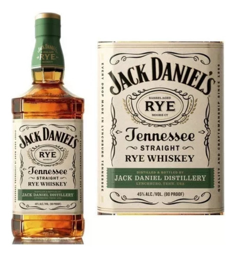 Whisky Jack Daniels Rye 1 Litro Original Importado Oferta !!
