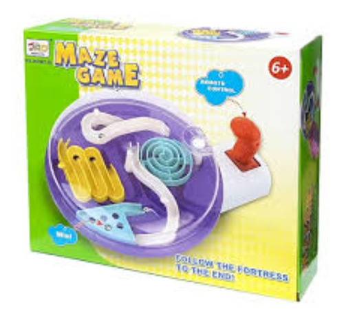 Juego Mesa Laberinto 4 En 1 Con Palanca Maze Puzzle #2 Circu