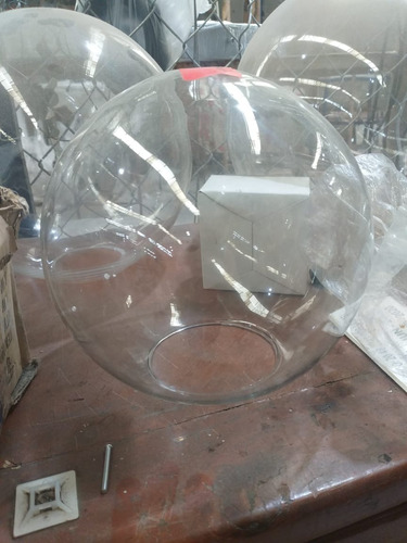 Imagen 2 de 3 de Lámpara Colgante De Cristal Esfera Cerrada 40cm Don Led