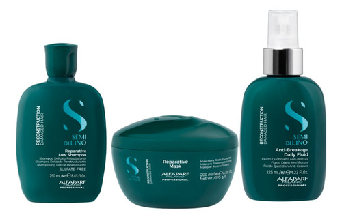 Pack Reparative Alfaparf - Shampoo+máscara+antibreakage 