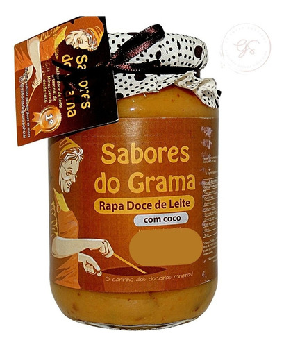 Doce De Leite Rapa Com Coco Sabores Do Grama 700g