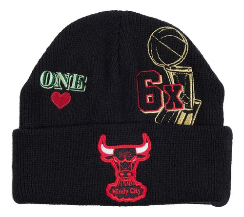 Gorro Mitchelle & Ness Chicago Bulls Hiperlocal Knit Nba