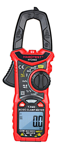 Pinza Amperimétrica Digital Ht206d Habotest Ac/dc