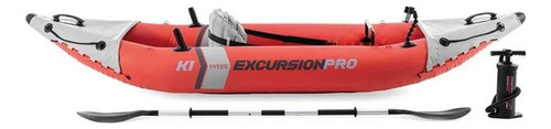 Caiaque Inflável Intex Excursion Pro Com Remo E Bomba