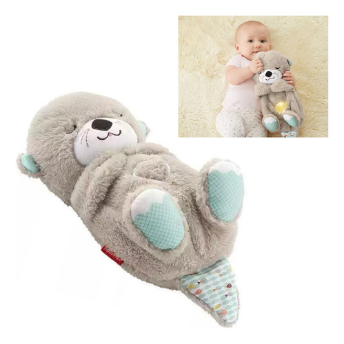 Nutria De Peluche Para Bebé Con Sonido Y Luz, 36 Cm [u]