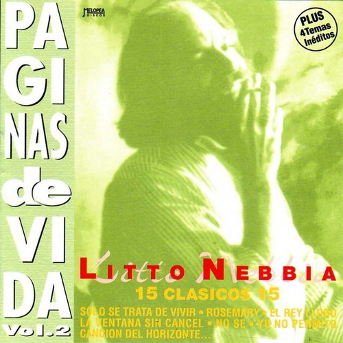 Litto Nebbia Paginas De Vida Vol 2 Cd Como Nuevo- Colecci? 