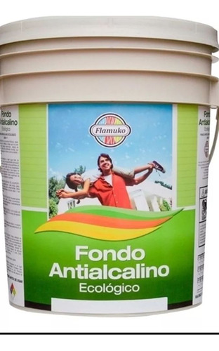 Fondo Antialcalino Ecológico Blanco Cuñete Flamuko