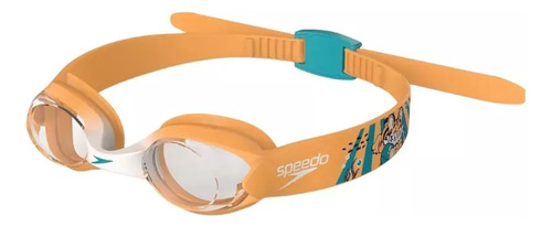 Goggles Natación Speedo Illusion Clear Naranja Niños 8121151