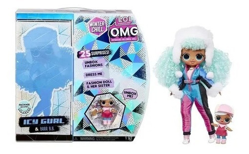 Muñeca Lol Omg Winter Chill Icy Gurl & Brrr B.B.