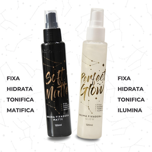 Kit Brumas Soft Matte E Glow Ruby Rose Promoção Maquiagem
