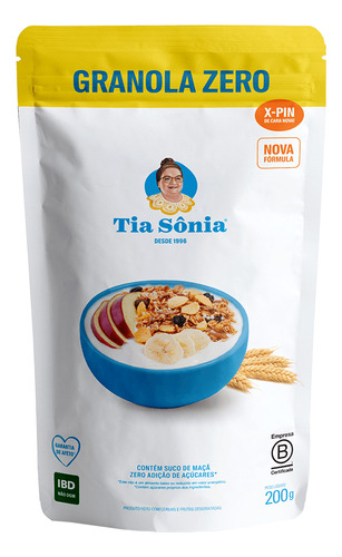 Granola Sem Açúcar Tia Sônia X-pin Light 200g