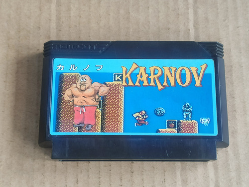 Karnov -- 100% Original -- Nintendo Famicom (Usado)