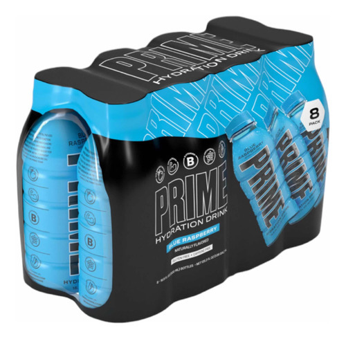 Prime Hydration Bebida Hidratante Logan Paul 8pack Mora Azul