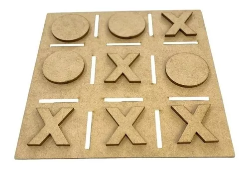 Kit 15 Jogos Da Velha Lembrancinha 10x10 Cm Mdf Infantil