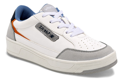 Tenis Casual Mujer Vavito Blanco 126-429