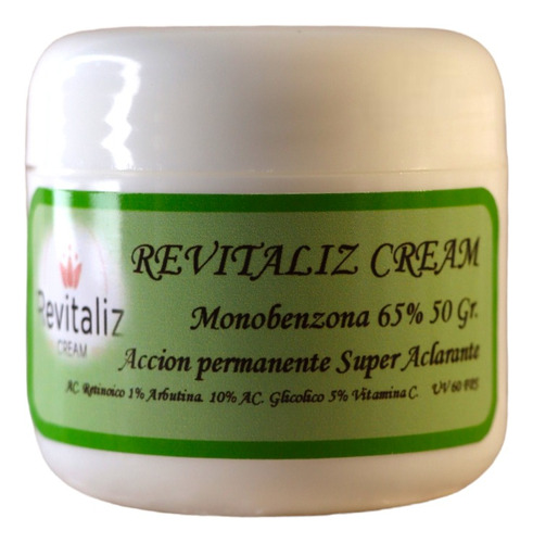 Crema Aclarante Permanente (monobenzona 50 Gr Al 65%)