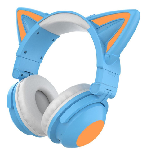 Audífonos Bluetooth De Dibujos Animados De Oreja De Gato A