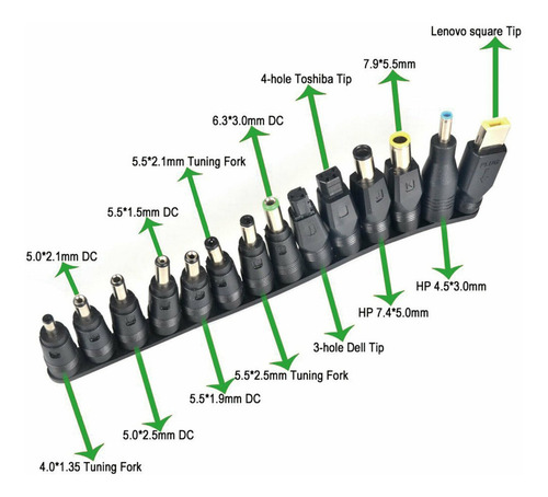 Soulbay 34pcs Dc Plug Set Jack Portátiles Entrega Inmediata