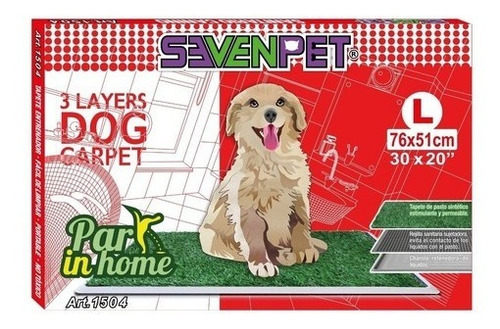 Imagen 6 de 7 de Tapete Entrenador Sanitario Para Perro Raza Grande 76x51 Cm