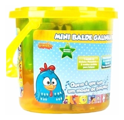Pasta para plastilina Lottie Dottie Chicken en forma de minicubo, amarilla, Sunny
