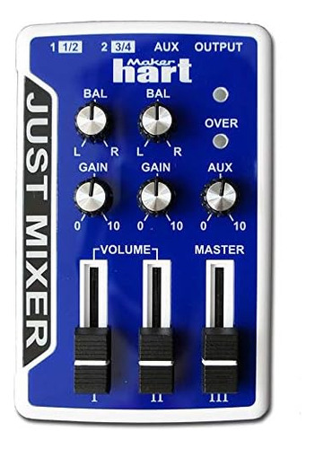 Mezclador De Audio Just Mixer Batería/usb Alimentado M...